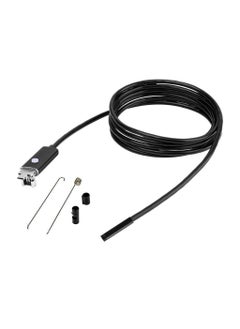 MatLogix MatLogix Waterproof Endoscope Mini HD Snake Tube 55 Mm Lens USB Inspection 6 LED Borescope Security Camera with 2m Wire for Android Phone PC and Notebook Black  - Image 2