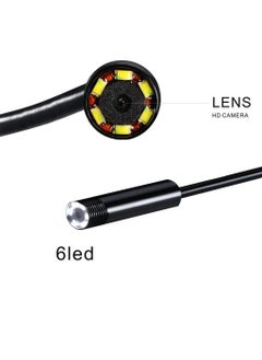 MatLogix MatLogix Waterproof Endoscope Mini HD Snake Tube 55 Mm Lens USB Inspection 6 LED Borescope Security Camera with 2m Wire for Android Phone PC and Notebook Black  - Image 5