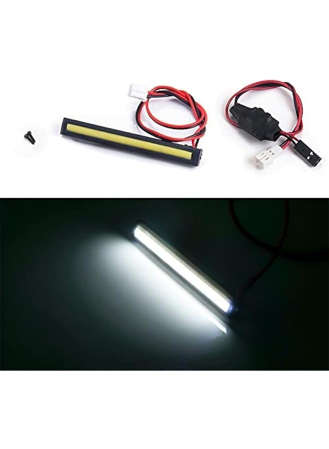 MUNTAQI 1/24th RC Car Light Bar LED Roof Lamp White Color Upgrades for Axial SCX24 Deadbolt AXI90081 RC Crawler Car Accessories Parts (90081) - Image 5