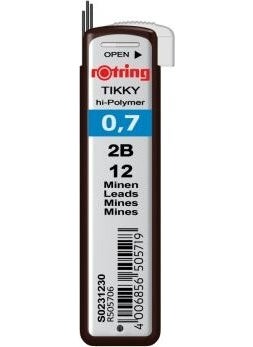 Rotring Versatil Pen Tip - 2B 0.7mm, 10 Pcs 