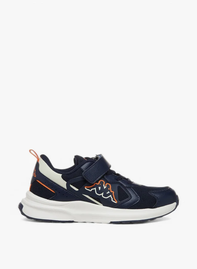 Kappa Boys' Logo Detail Sports Shoes with Hook and Loop Closure