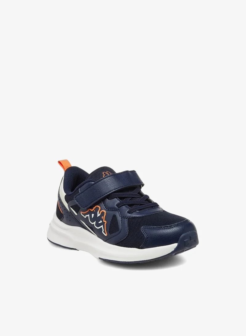 Kappa Boys' Logo Detail Sports Shoes with Hook and Loop Closure
