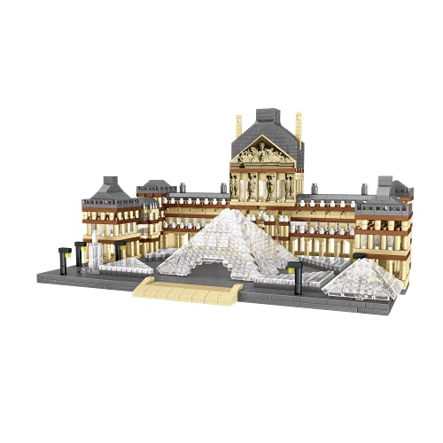 dOvOb Architecture Louvre Micro Building Blocks Set2885PCS World Famous Architectural Model Toys Gifts for Kid and Adult - Image 1