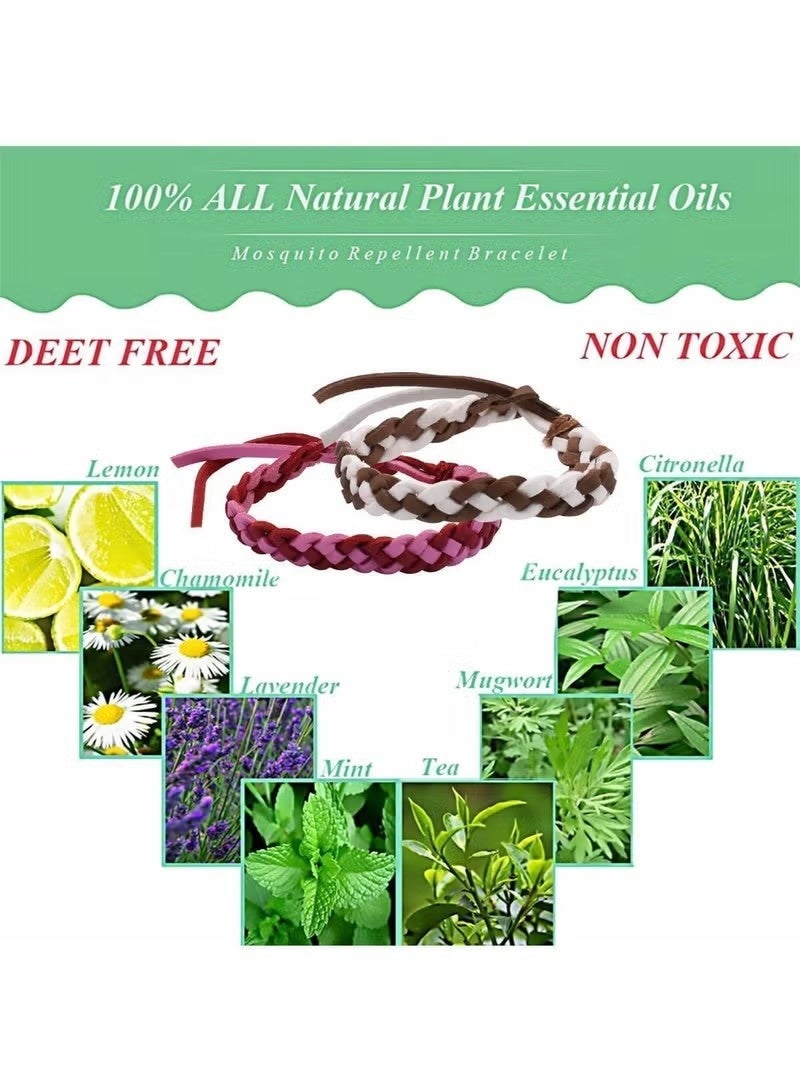 72 Pcs of Mosquito Repellent Patches 2 Pcs Insect Repellent Mosquito Bands Natural Citronella and Eucalyptus Anti-Mosquito Stickers for Adults and Kids Protection for Camping Hiking - Image 4