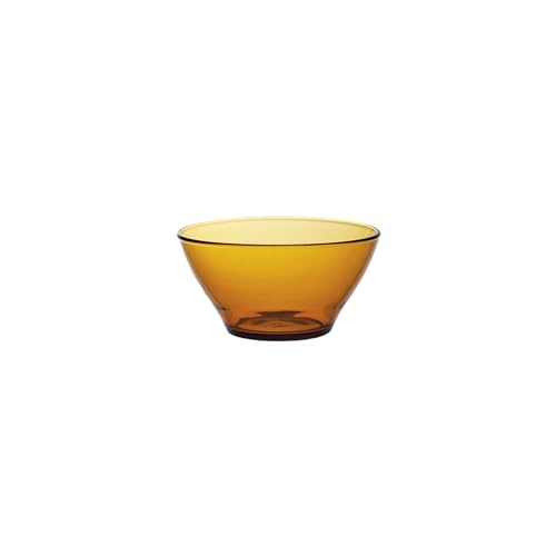 Duralex® LYS Amber Glass Mixing and Serving Bowl (510ml Set of 6 Piece Transparent Amber) - Image 1