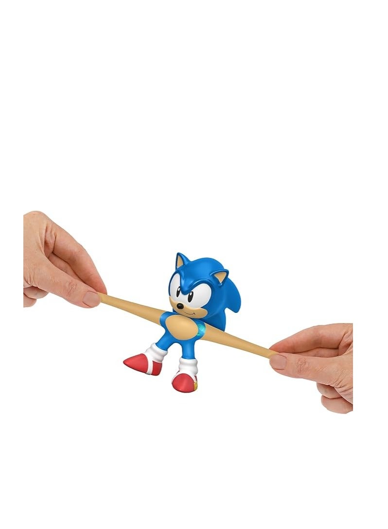 GOO JIT ZU Heroes of Goo Jit Zu Sonic S5 Hero Pack – Chaos Emerald Sonic | Super Stretchy Goo Figure | Interactive Sensory Toy for Kids - Image 2