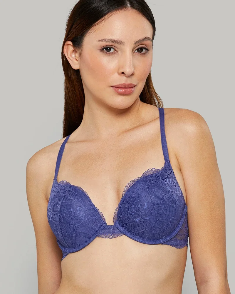 ايسلا اند ايفي Isla &amp; Evie Blue Lace Bra