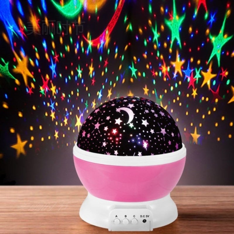 Biton Toptan Biton Wholesale Night Light Rotating Projection Night Lamp Star Master Moon Star Wall LED  - Image 1
