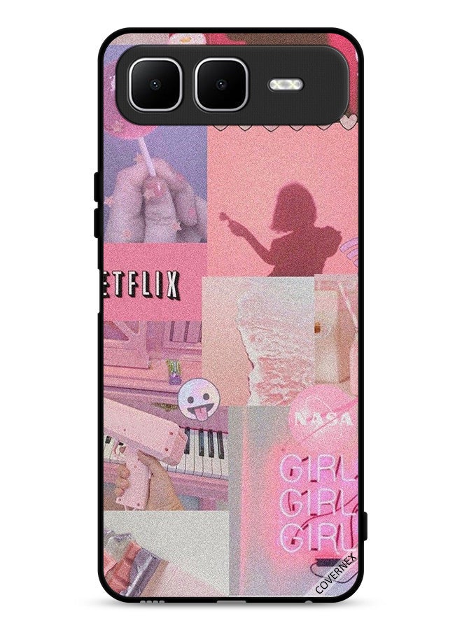 Covernex Infinix Smart 10 Plus Protective Case Cover Girls Art Clip