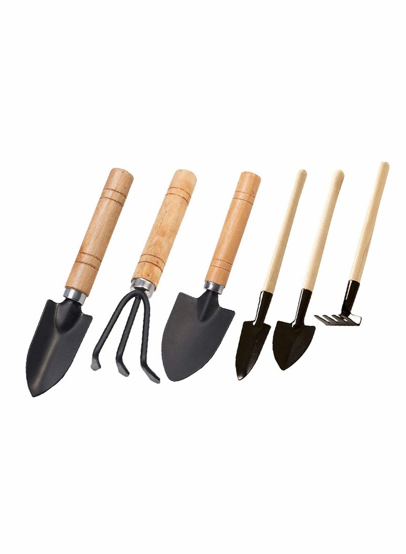 KASTWAVE Garden Tools Set of 6 Pcs,  Succulent Tools, Pruning Scissors as Plant Accessories,Succulent Gardending Hand Tools Kit for Seedling Soil, Caring Succulent, Houseplent, Bonsi - Image 1