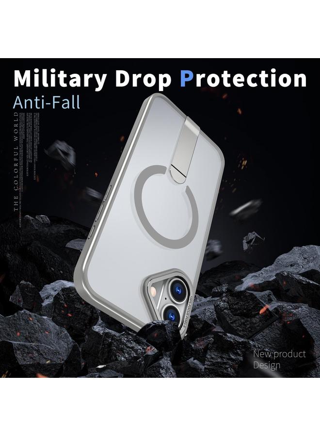 S-TOP Case For iPhone 16 Plus Star Shine Series TPU + PC MagSafe Phone Case with Fold Holder - Image 3