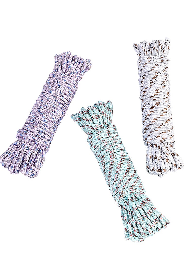 BMB tools 3PCS Set Rope 5mm*15m| Fluorescent Reflective Guyline Tent Rope Camping  - Image 2