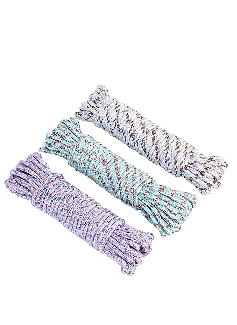 BMB tools 3PCS Set Rope 5mm*15m| Fluorescent Reflective Guyline Tent Rope Camping  - Image 1
