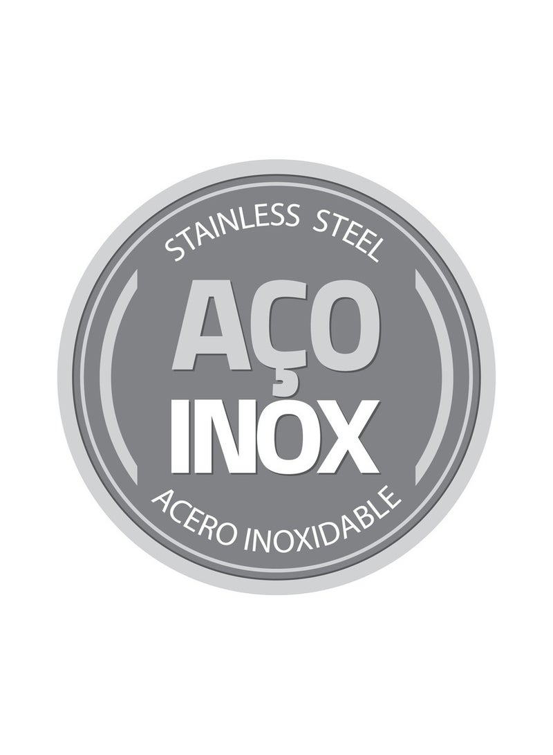 Tramontina Aurora 3 Pieces Stainless Steel Dessert Fork Set with Gloss Finish and Detailing on the Handles - Image 3