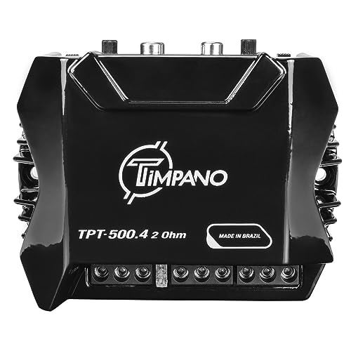 Timpano 4 Channel Amplifier Car Audio 4 x 125 Watts 2 Ohm, TPT-500.4 Small 4 Channel Amp12 Volts Full Range Class D Mini Bridgeable Car 4 Channel - Image 2