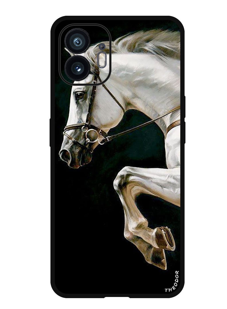 Theodor Protective Case Anti Scratch Shock Proof Bumper Cover For Nothing Phone (2) Horse Running - Image 1