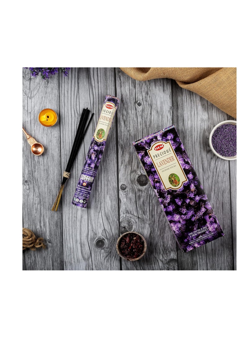 HEM Lavender Incense Sticks Pack Of 120 | Natural Relaxing | Aromatherapy Incense For Air Purifier, Mind & Spirit & Ritualistic Fragrance | Gift Set - Image 2