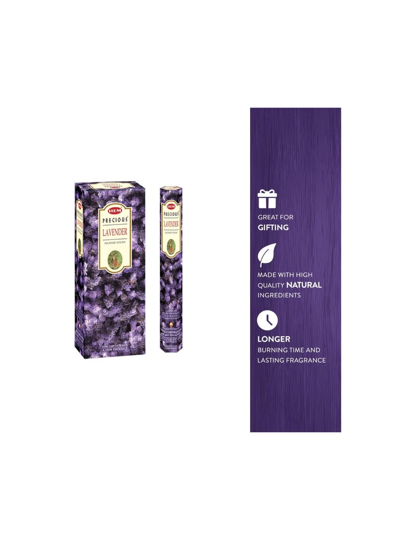 HEM Lavender Incense Sticks Pack Of 120 | Natural Relaxing | Aromatherapy Incense For Air Purifier, Mind & Spirit & Ritualistic Fragrance | Gift Set - Image 4