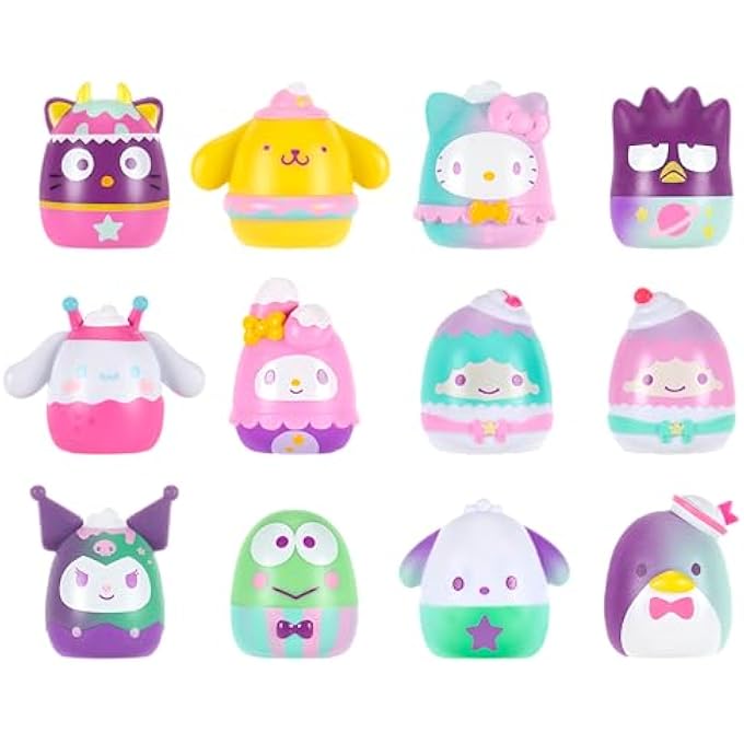 Squish-a-longs Hello Kitty and Friends Dreamland Mini-Squish + Accessory 12-Pack - Image 2