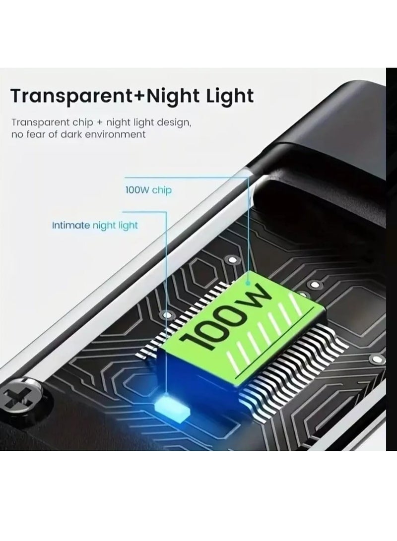 ELTRAZONE "Multi Charger Cable – 3-in-1 1.2M Fast Charging Nylon Braided USB Cable with Micro USB, Type-C, and Lightning Connectors for Samsung, Huawei, OnePlus, Kindle, LG, Android & More" - Image 4