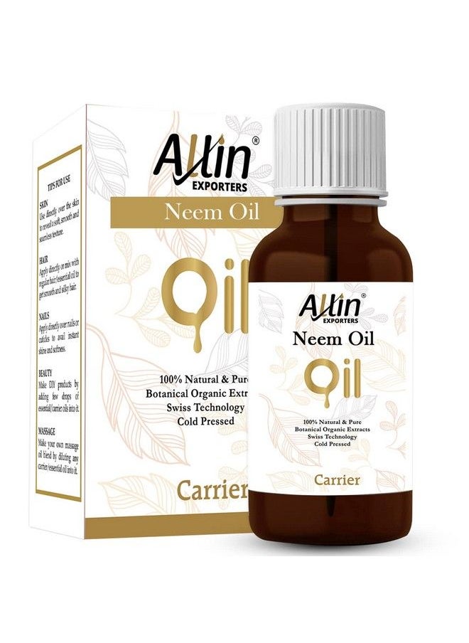 Allin Exporters Neem Oil Pure Natural Undiluted Carrier Therapeutic Grade For Moisturising Skin & Hair Growth (50 Ml)  - Image 2