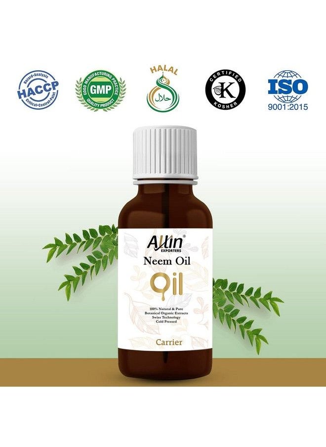 Allin Exporters Neem Oil Pure Natural Undiluted Carrier Therapeutic Grade For Moisturising Skin & Hair Growth (50 Ml)  - Image 4