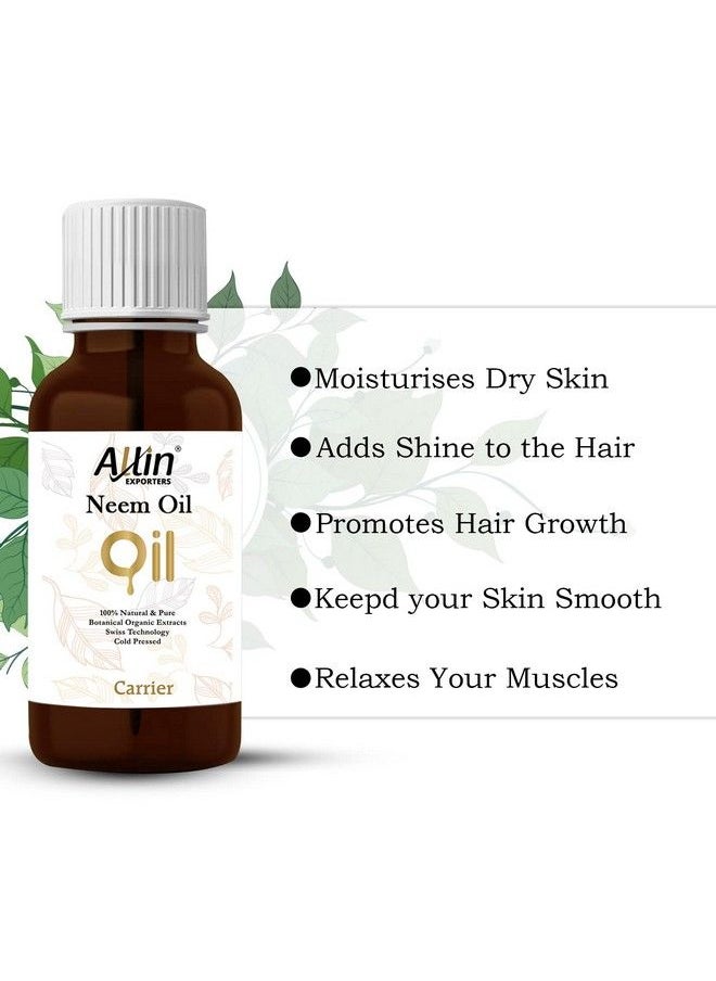 Allin Exporters Neem Oil Pure Natural Undiluted Carrier Therapeutic Grade For Moisturising Skin & Hair Growth (50 Ml)  - Image 5