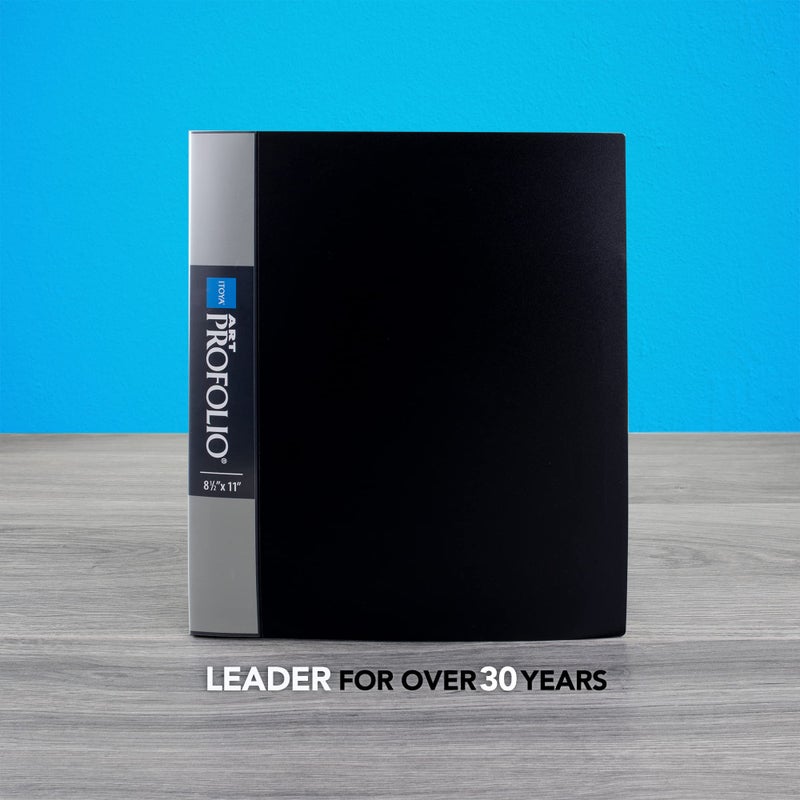 Itoya Profolio Series 8 1/2 X 11 Inch Art Presentation Portfolio (12 Two-Sided Pages) - Image 2