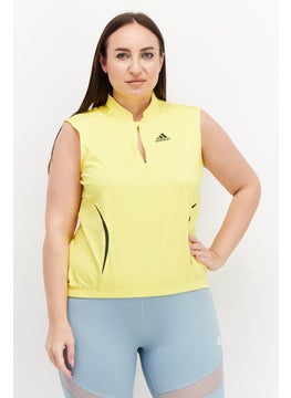 Women Plus Size Brand Logo Training Top, Yellow - pzsku/Z071AE99DF6FBD44CB9EBZ/45/_/1737036482/c4eeeb37-a71b-4d24-aac2-088505db860d