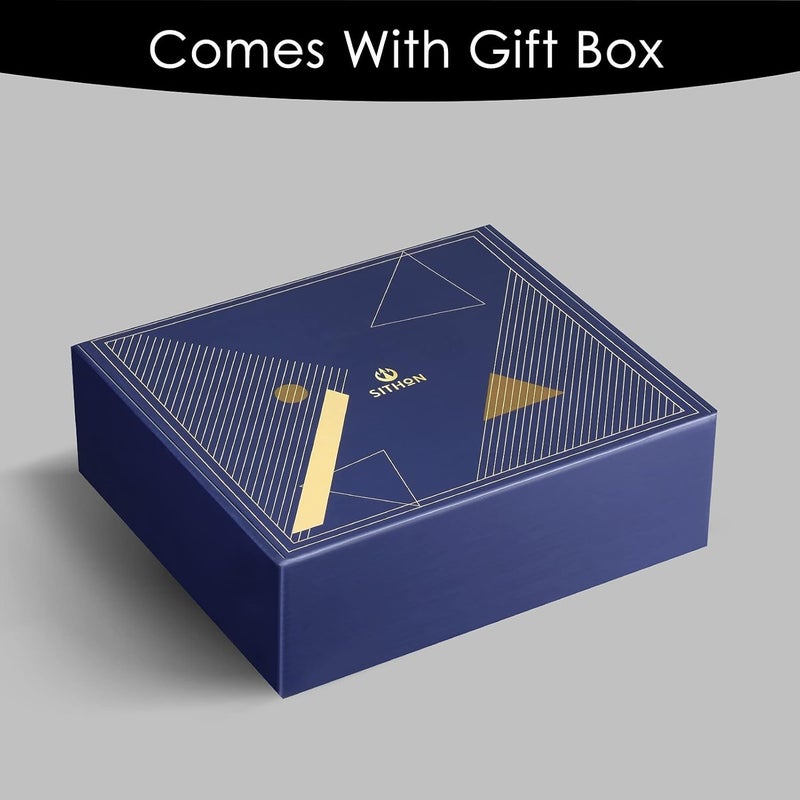 SITHON Sofa Remote Control Holder with Detachable Tray - [Non Slip] PU Leather Chair Couch Armrest Organizer Caddy with 5 Pockets for Magazines Phone iPad TV Remote Game Controller Eyeglasses (Brown) - Image 2