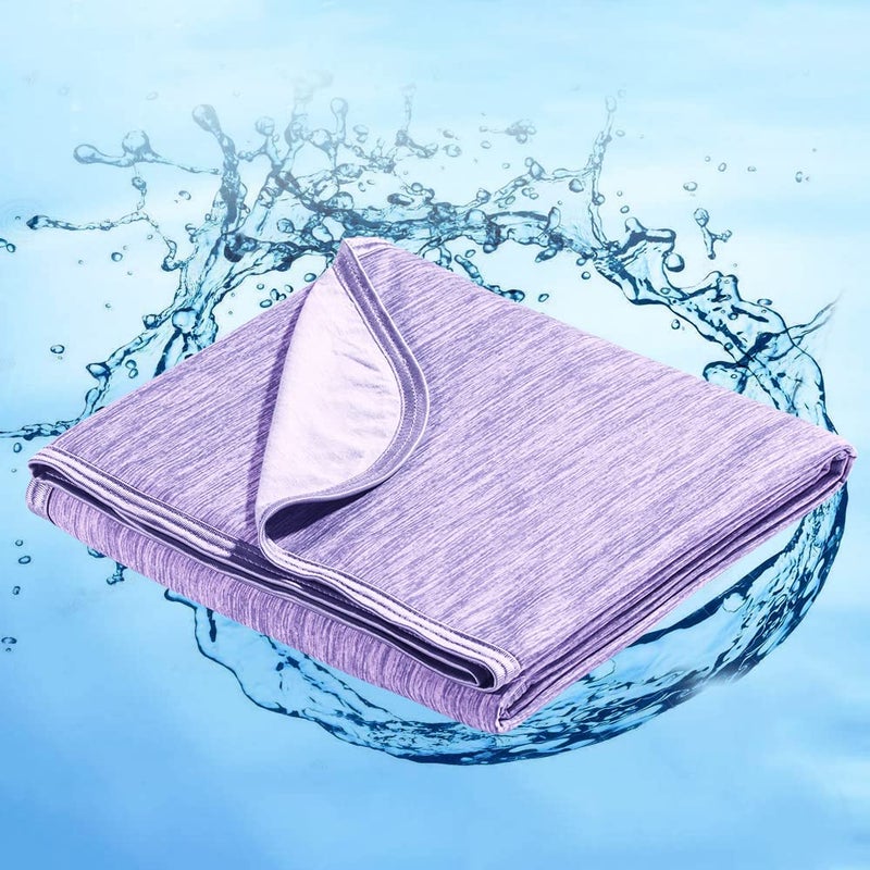 Marchpower ArcChill Cooling Blanket for Hot Sleepers Twin Size DoubleSided Design Japanese Cooling Fiber Absorbs Body Heat Lightweight Soft Cold Blanket for Sleeping Summer Bed