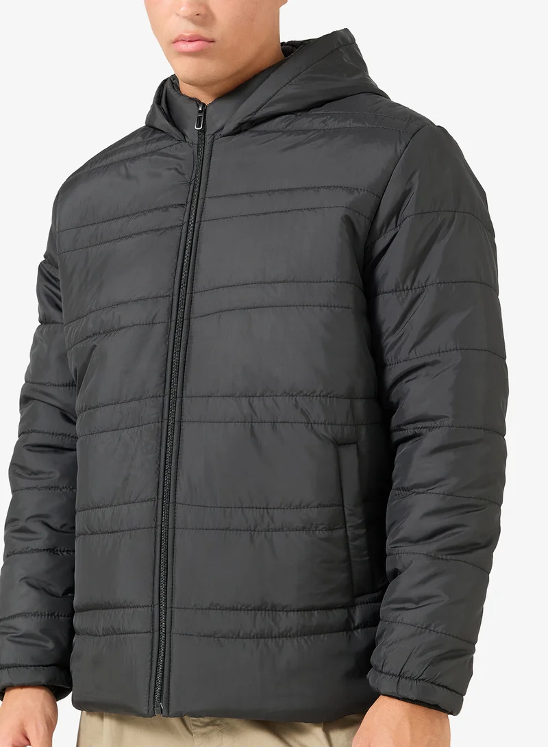 Seventy Five  Puffer Jacket w Hood for Men | Best Price UAE