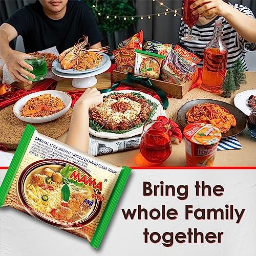 MAMA Noodles Chand Clear Soup Instant Rice Noodles w/Delicious Thai Flavors, Hot & Spicy Noodles, No Trans Fat w/Fewer Calories Than Deep Fried Noodles 30 Pack - Image 4