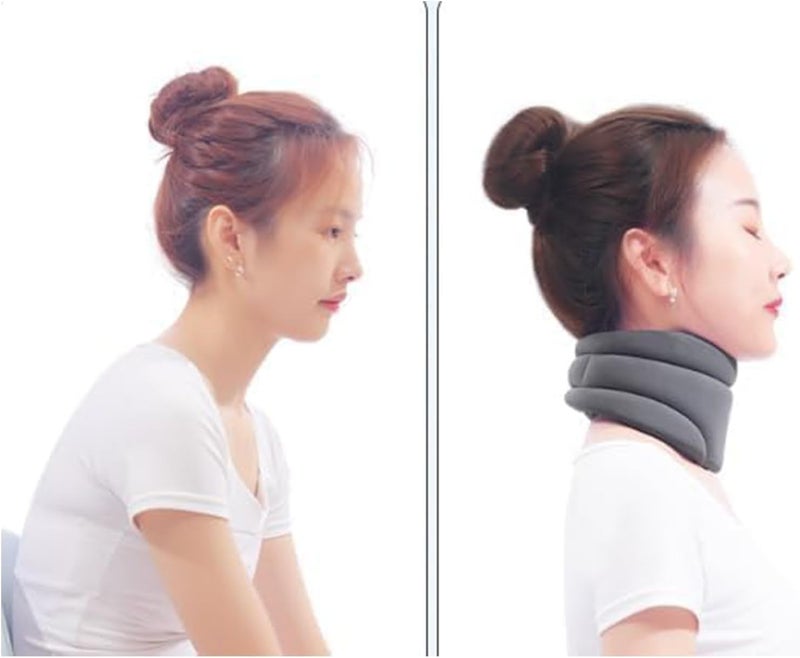 كلاراكو دعامة الرقبة Cervicorrect - دعامة للرقبة للنوم، دعامة الرقبة Cervicorrect من شركة Healthy Lab Co، دعامة لدعم الرقبة، دعامة للرقبة لآلام الرقبة ودعم للرجال والنساء (وردي) - Image 4