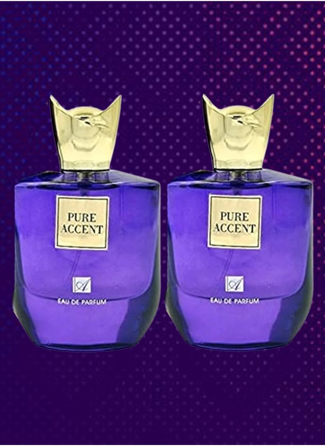 PURE - 2 Pieces Pure Accent Perfume 100ml EDP - Image 1