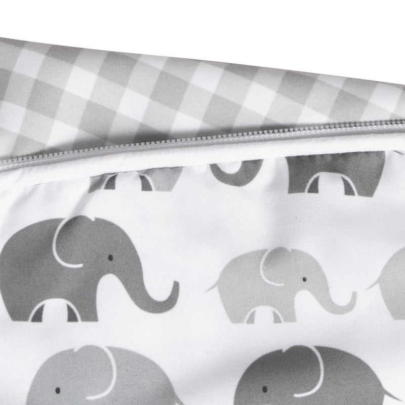 Boppy Nursing Pillow Quick-Dry Gray Elephant Cover - Fits Original Boppy, for Breastfeeding and Bottle Feeding - Image 4