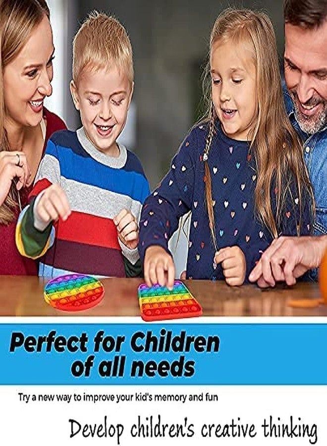 Anika Puppet Pop It Fidget Toys, Push Pop Bubble Fidget Sensory Toy, Autism Special Needs Silicone Stress Relief Toy, Great Fidget Toy for Kids and Adults (Set of Any 4 pcs) - Image 2