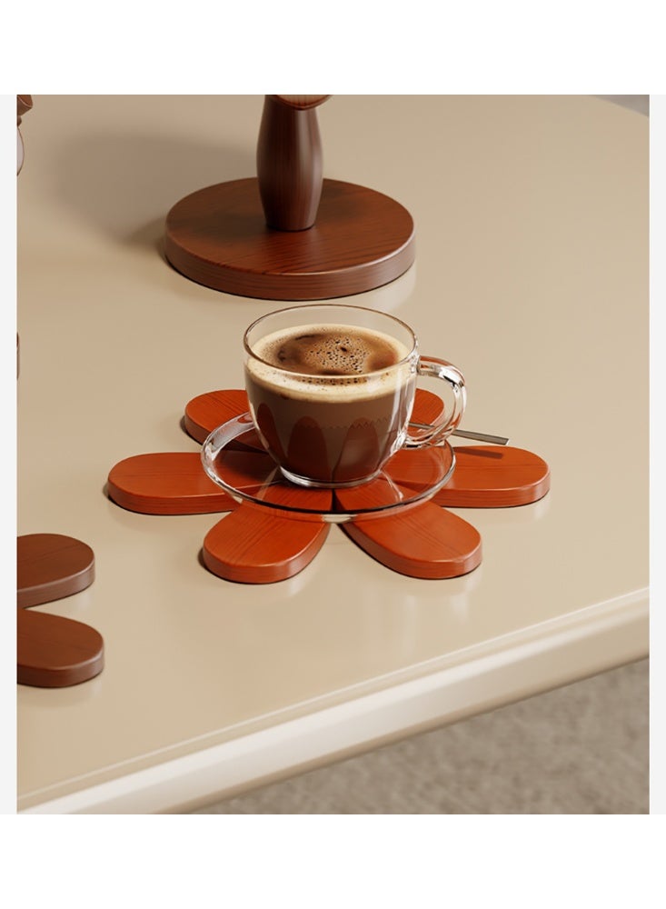 الخشب Trivets للأطباق الساخنة, مقاومة للحرارة الخشب Trivet حصيرة, القابلة للطي الخشبية كوسترز, شكل شجرة عيد الميلاد, مطبخ ساخن وسادة للوعاء الساخنة, الأواني, الأواني, أكواب وأواني الشاي, ZX2119 - Image 4