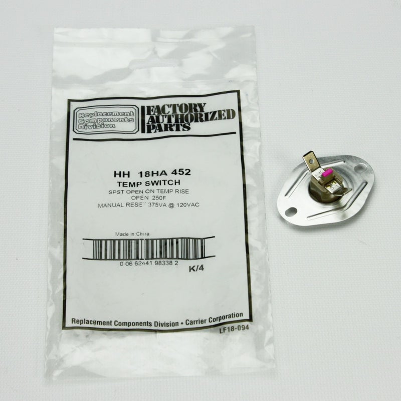 Carrier Bryant Payne HH18HA452 Roll Out Switch