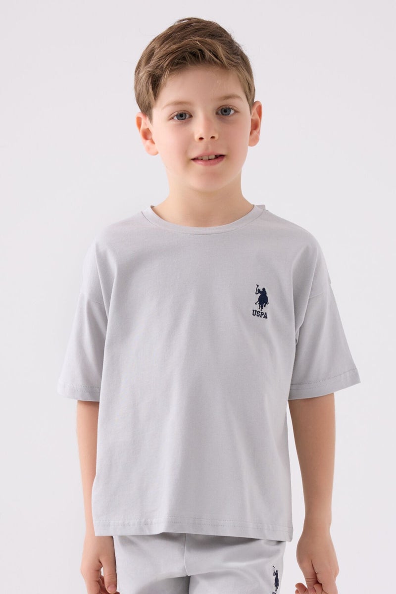 U.S. Polo Assn. Boys Gray Bermuda Set  - Image 2