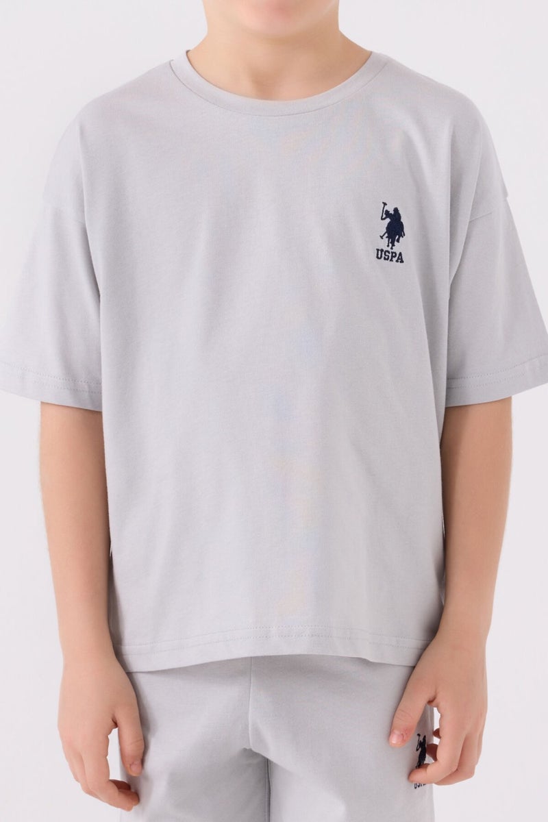 U.S. Polo Assn. Boys Gray Bermuda Set  - Image 4