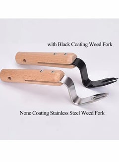 Excefore Hand Puller Tool, V-Shape Manual  Puller, Root Lifter for Gardening & Farming, Stainless Steel Puller Hand Tool for Garden Caring to Remove Dandelions Thistles  - Image 2