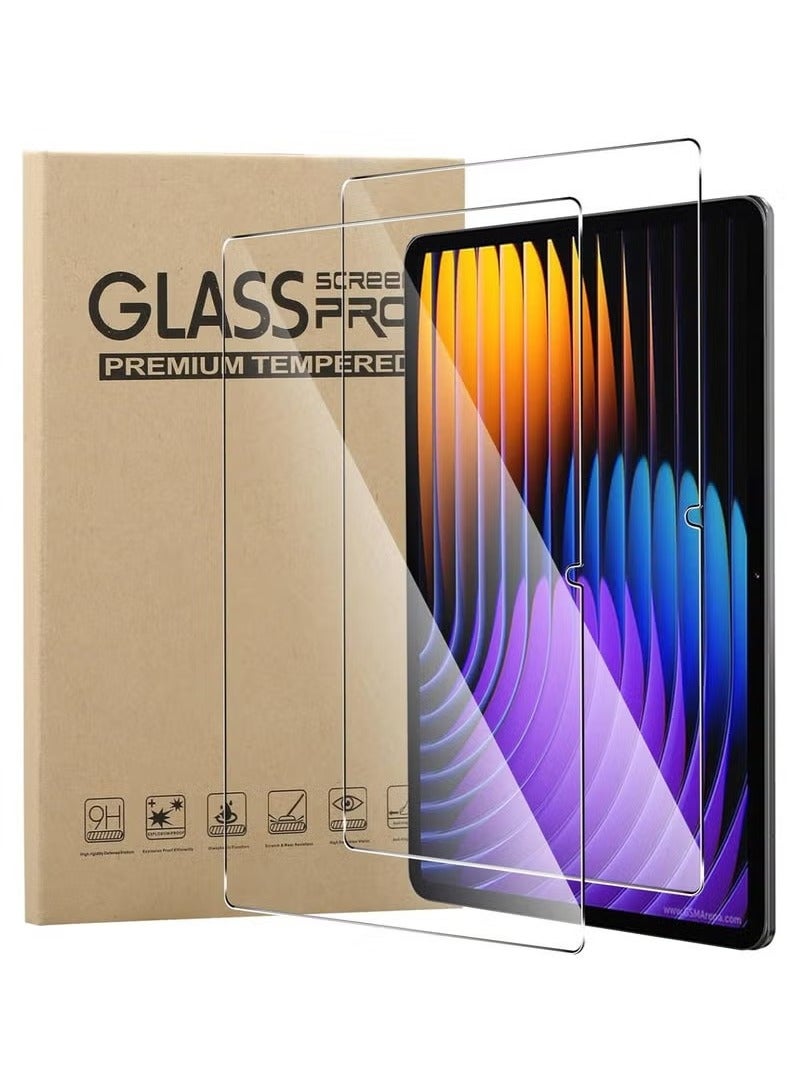 TIGER [2 Pack] Screen Protector for Xiaomi Pad 7 / Xiaomi Pad 7 Pro – Tempered Glass Film with 9H Hardness, HD Clarity, Anti-Fingerprint Coating, No Bubble Easy Installation, Ultra-Resistant Scratch Protection, Transparent Protective Screen Film - Image 1