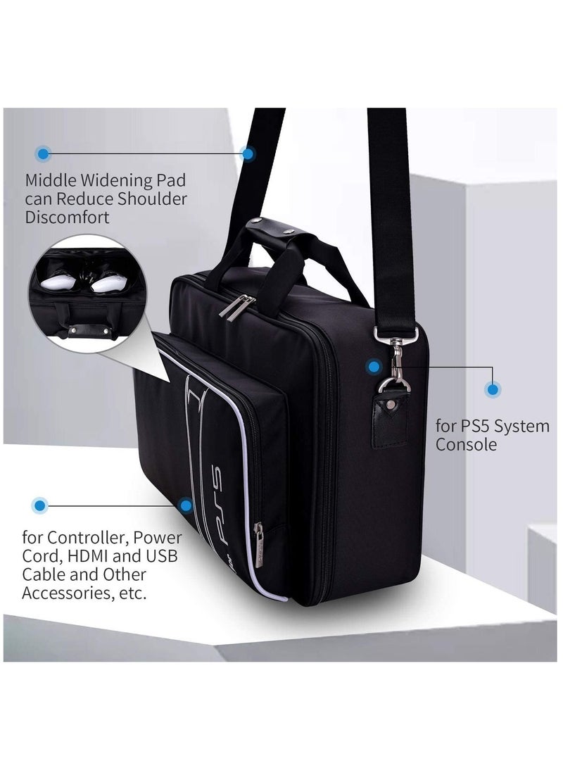 PS5 Carrying Case for Storage Protective PS5 Console Disc/Digital Edition with Shockproof Compartments  - Image 5