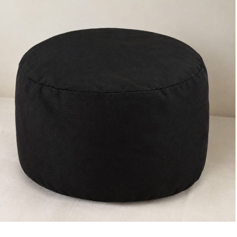 alharmayn Kids Waterproof Bean Bag Puff, Black - Image 2