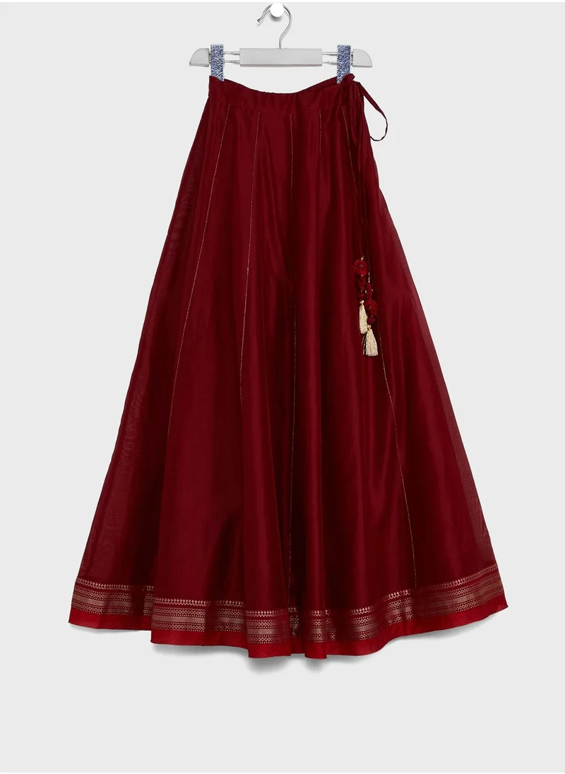 Fabindia Kids Lehenga Churidar With Dupatta