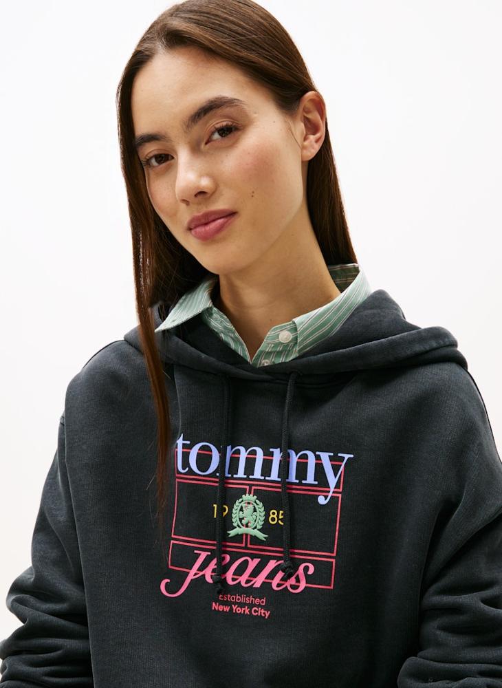 TOMMY JEANS Graphic Pullover Hoodie - Image 3