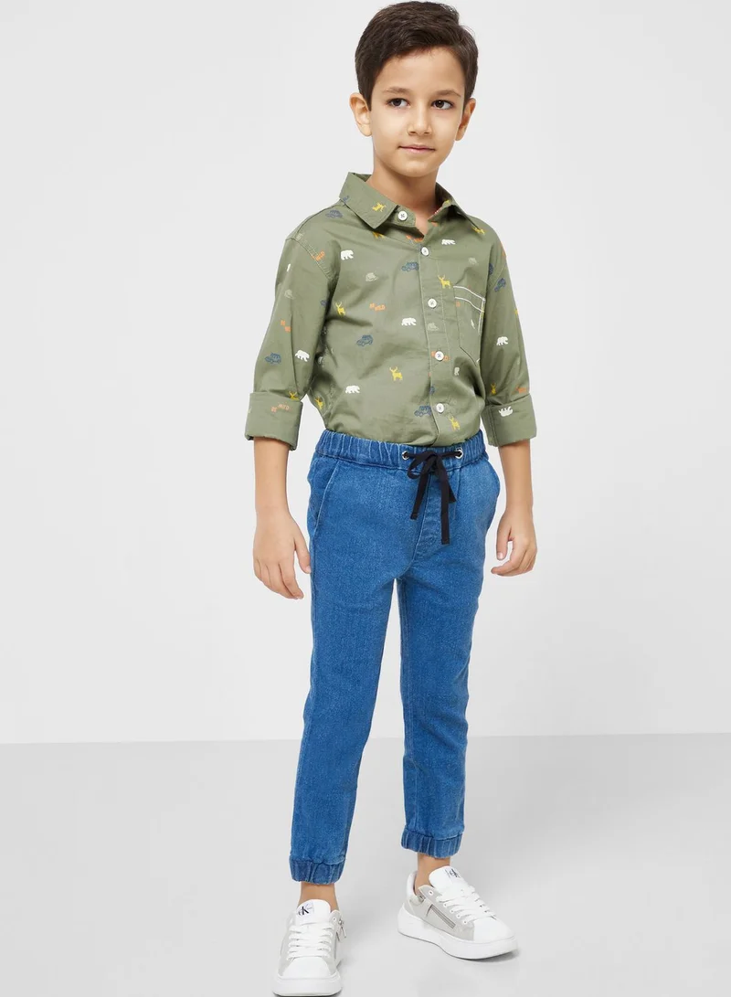 Pinata Boys Denim Jogger Trousers