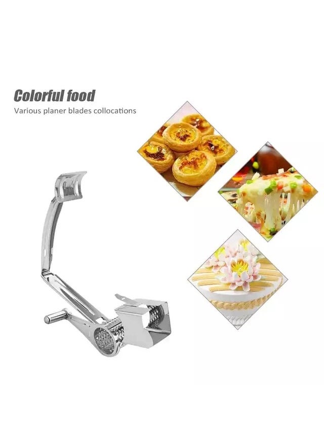 Generic - Multi-functional vegetable cutter grater kitchen vegetable lemon radish shredded cucumber shredded cheese scraping hand shredding machine - Image 1
