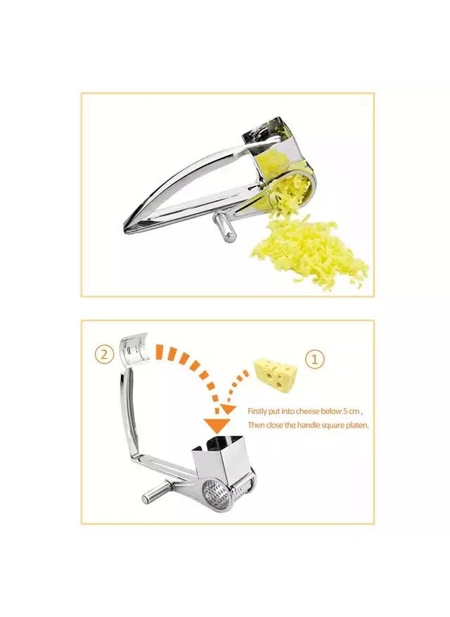 Generic - Multi-functional vegetable cutter grater kitchen vegetable lemon radish shredded cucumber shredded cheese scraping hand shredding machine - Image 1